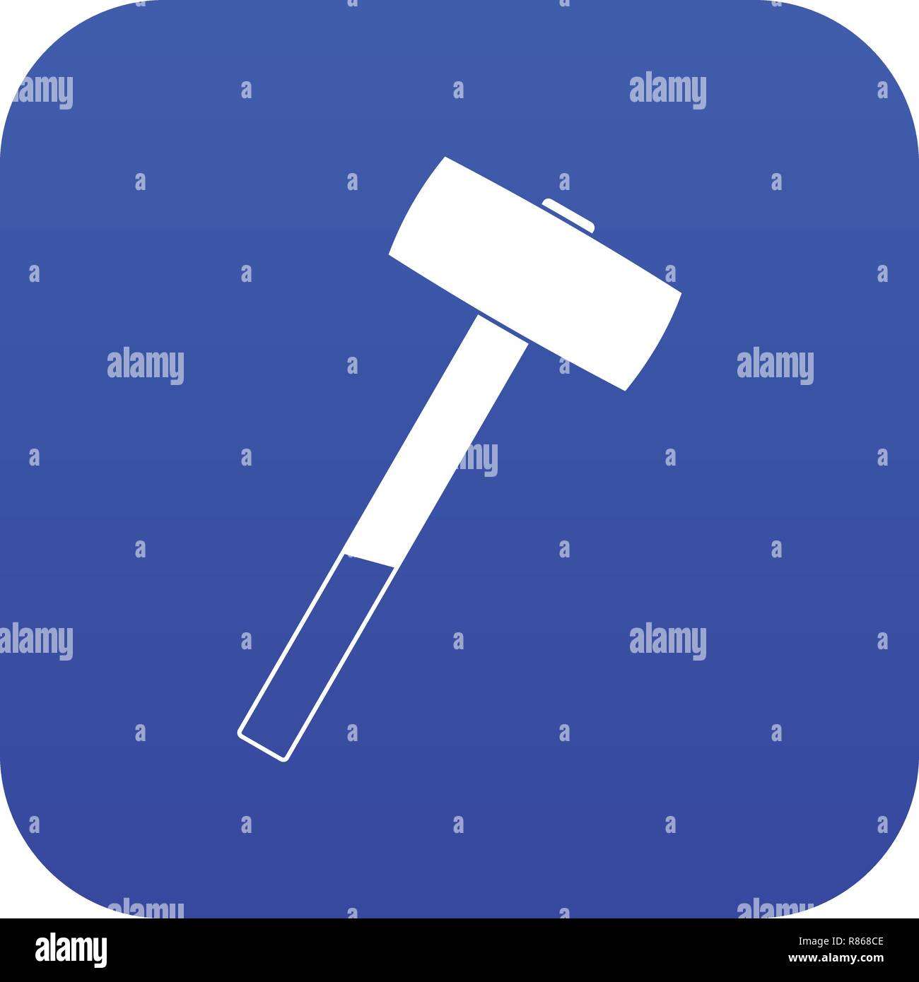 Sledgehammer icon digital blue Stock Vector Image & Art Alamy