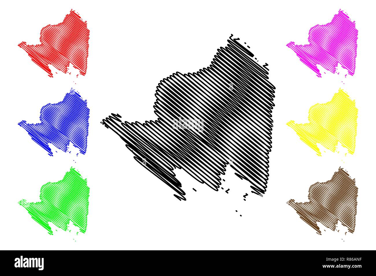 Lampung Map Vector High Resolution Stock Photography And Images