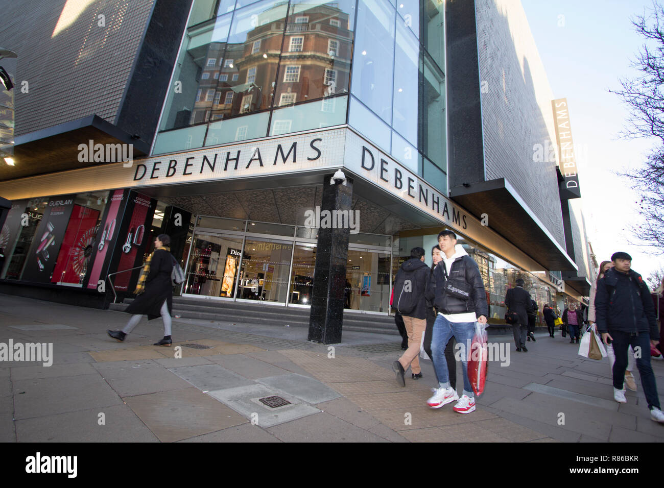 Debenhams retail shop Oxford street Stock Photo