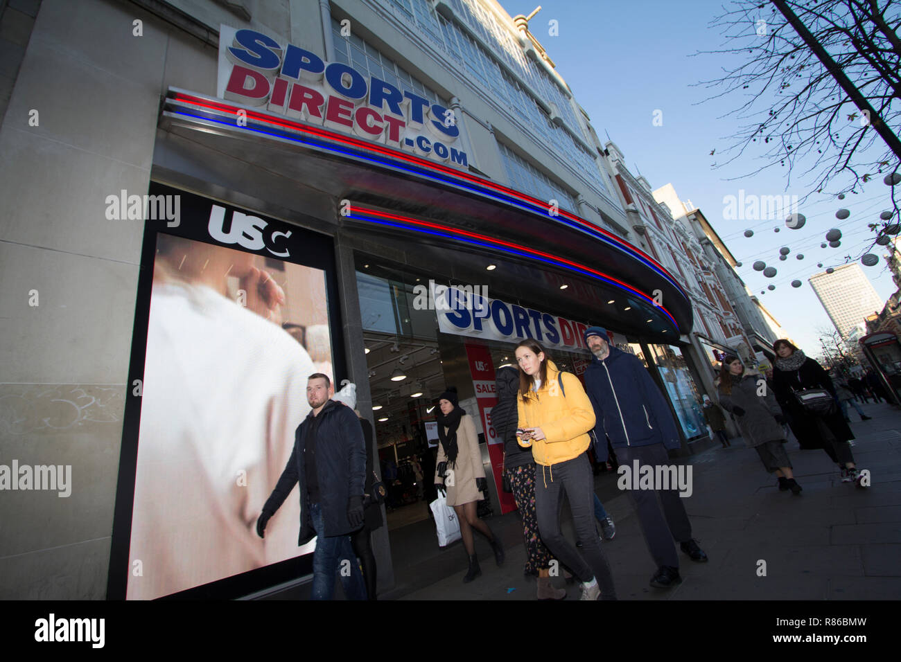 Sports direct retail shop Oxford street Stock Photo