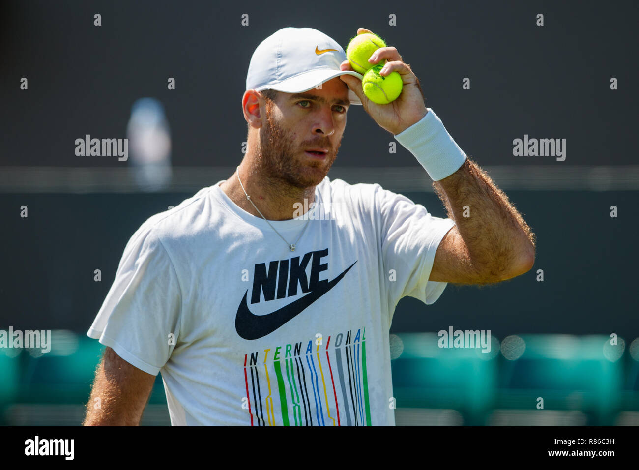 Juan martin del potro practice hi-res stock photography and images - Alamy