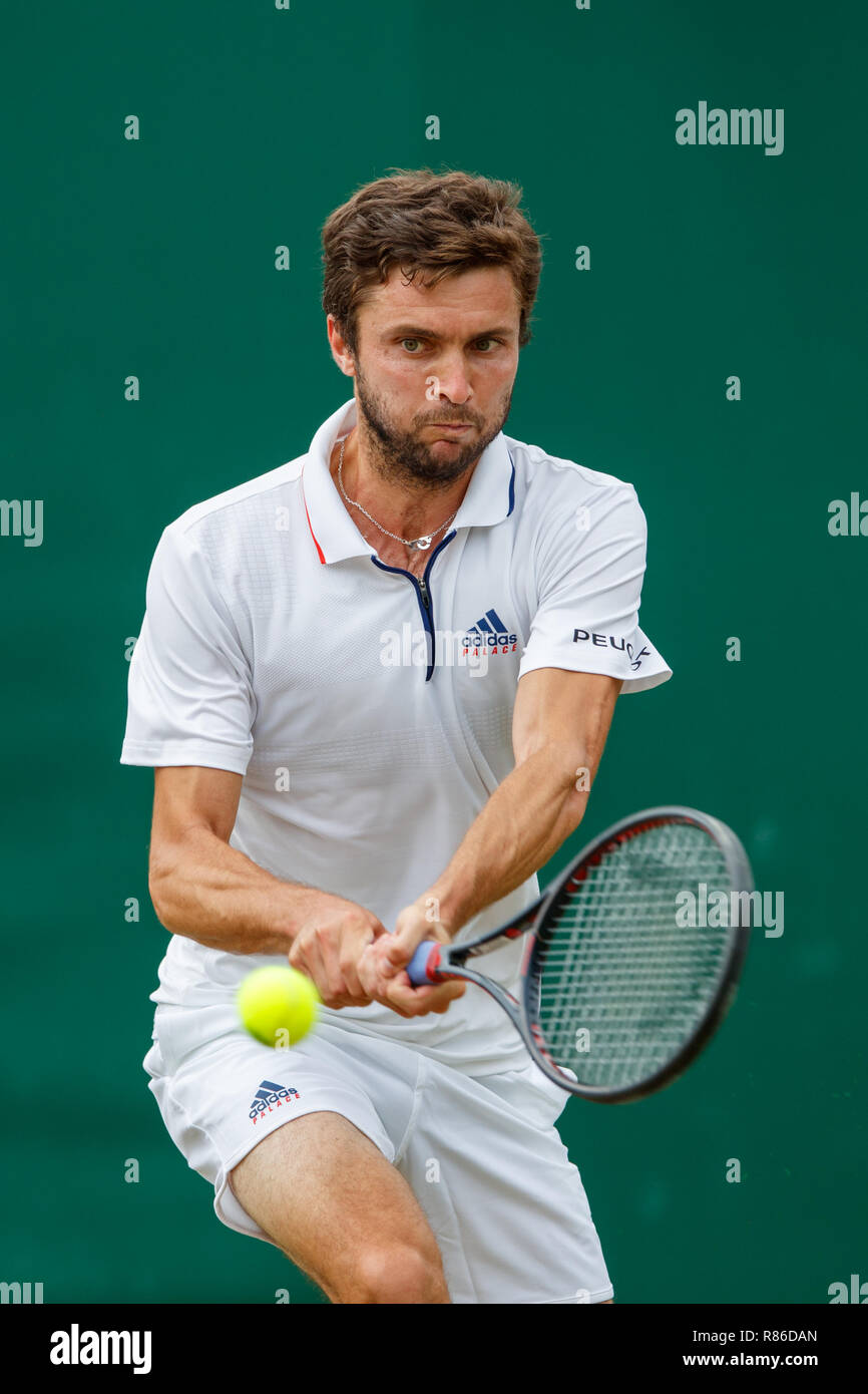 Gilles Simon of France during the Wimbledon Championships 2018 Stock Photo  - Alamy