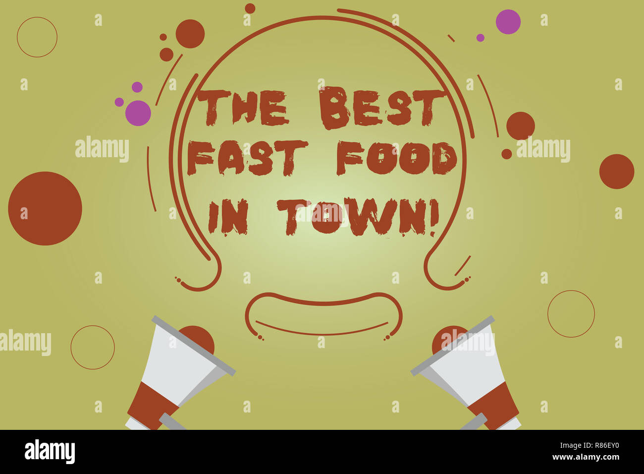 Word writing text The Best Fast Food In Town. Business concept for ...