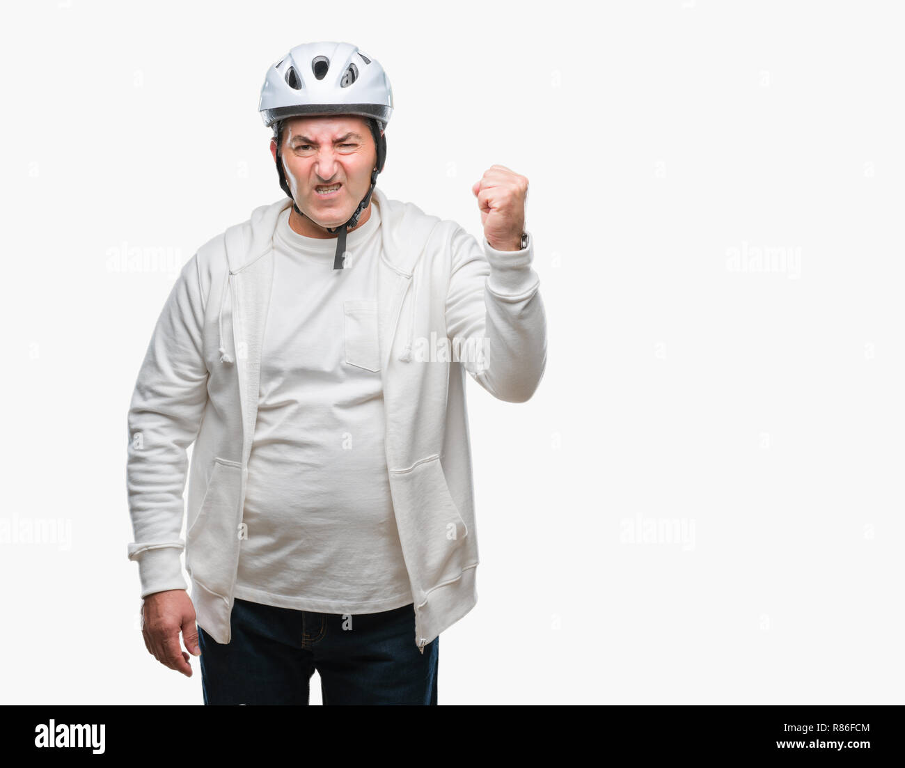 Angry man bike Cut Out Stock Images & Pictures - Alamy