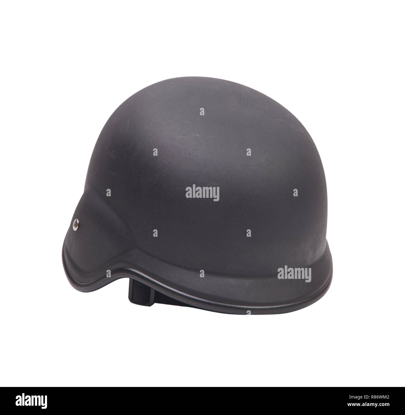 Old Military Helmet Isolated on White Stock Photo - Alamy