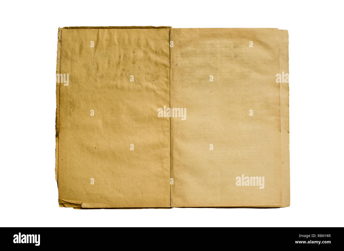 old book isolated on a white background Stock Photo - Alamy
