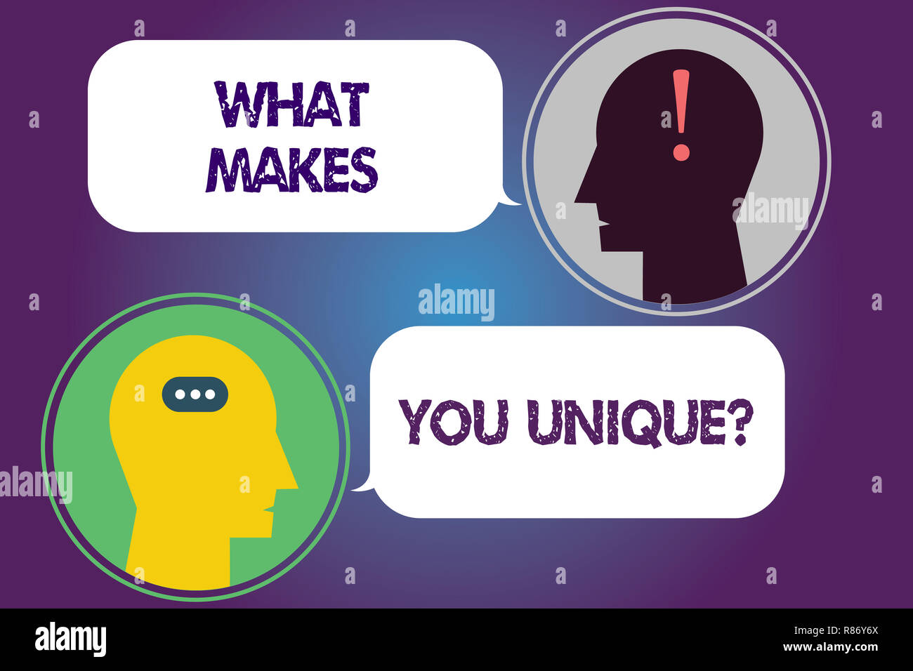 Handwriting text What Makes You Unique. Concept meaning Things that ...