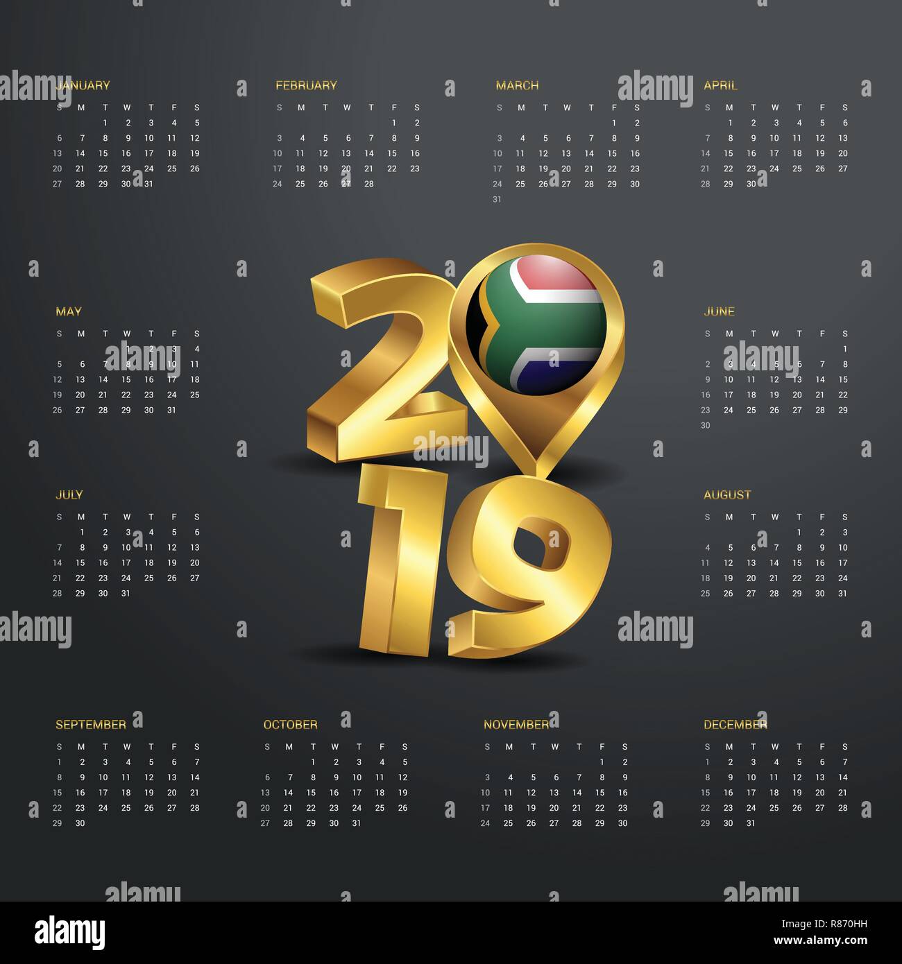 south-africa-new-year-stock-vector-images-alamy
