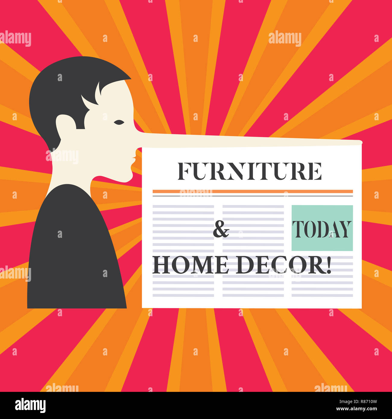 Writing note showing Furniture And Home Decor. Business photo ...