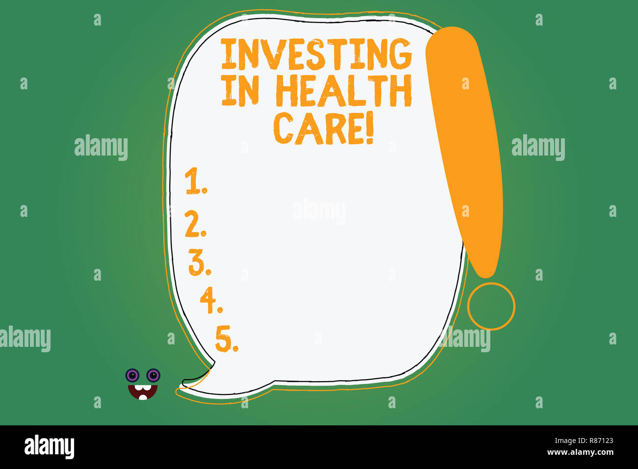 Writing note showing Investing In Health Care. Business photo ...