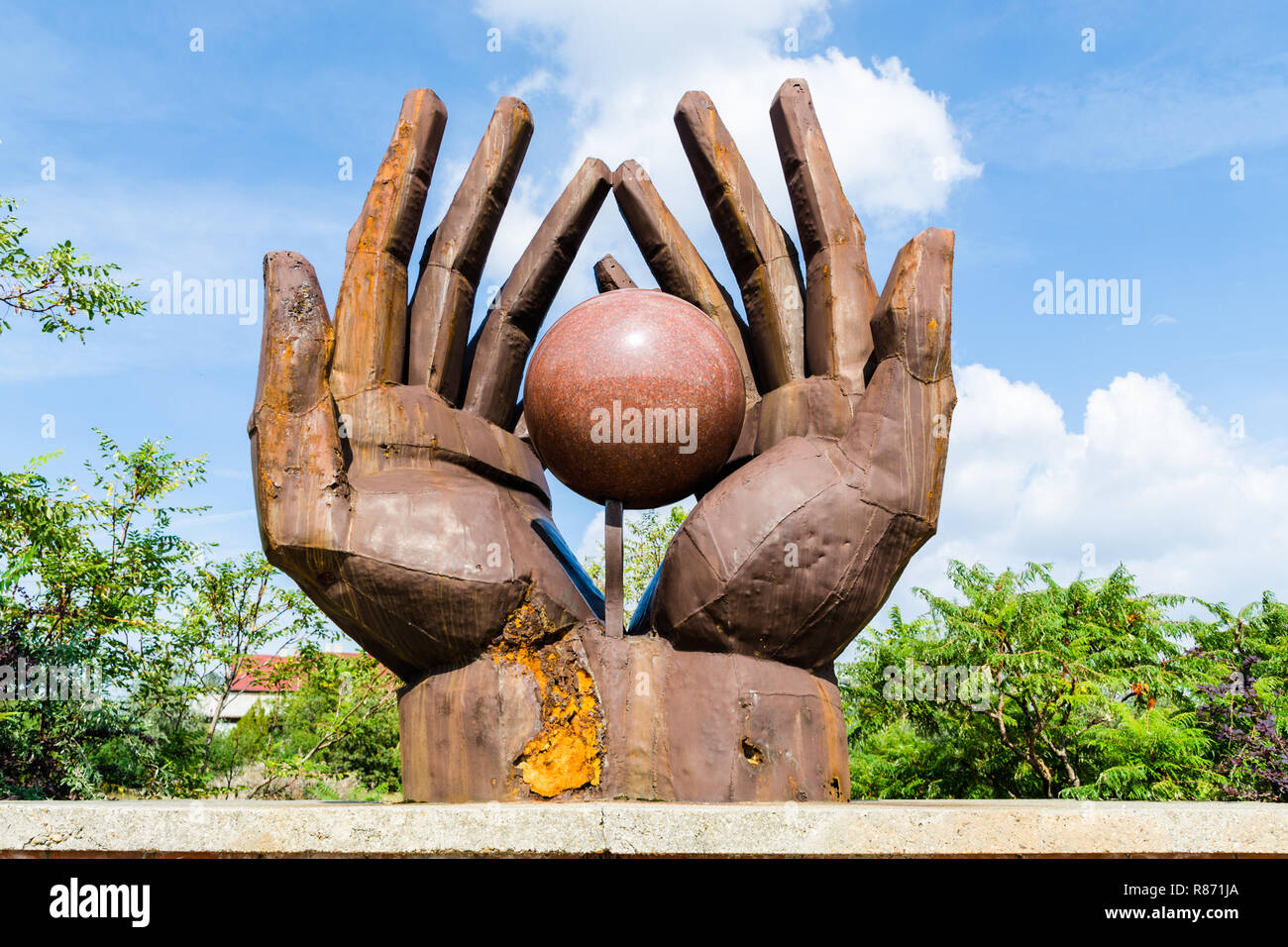 Workers' Movement Memorial in Memento Park, Budapest, Hungary Stock Photo