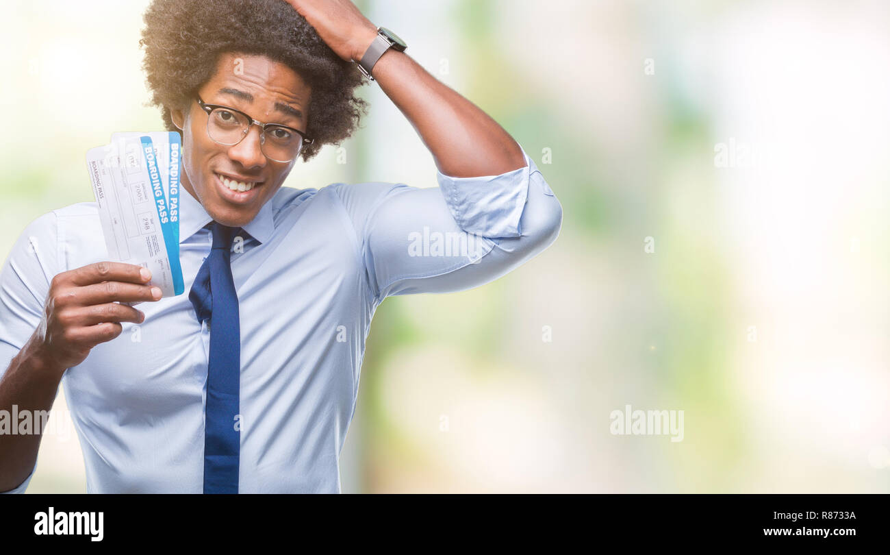 Stressed Out Students How Boarding >> Afro American Man Holding Boarding Pass Over Isolated Background Stressed Out Students How Boarding >> Afro American Man Holding Boarding Pass Over Isolated Background