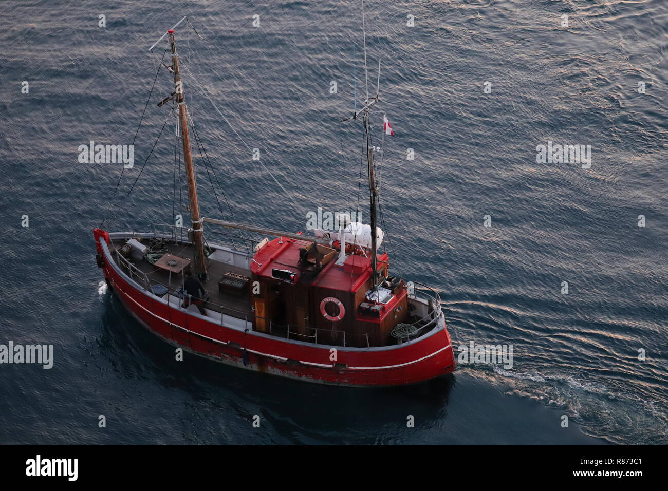 Grönland Ilulissat Ausflugsboot Stock Photo