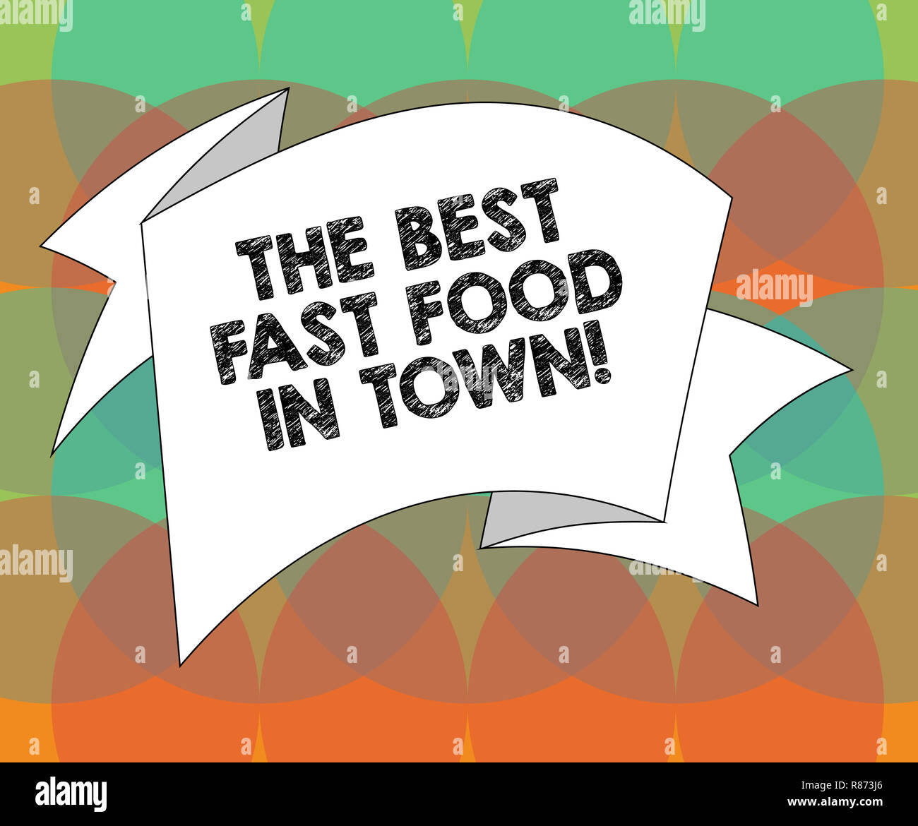 Word writing text The Best Fast Food In Town. Business concept for ...