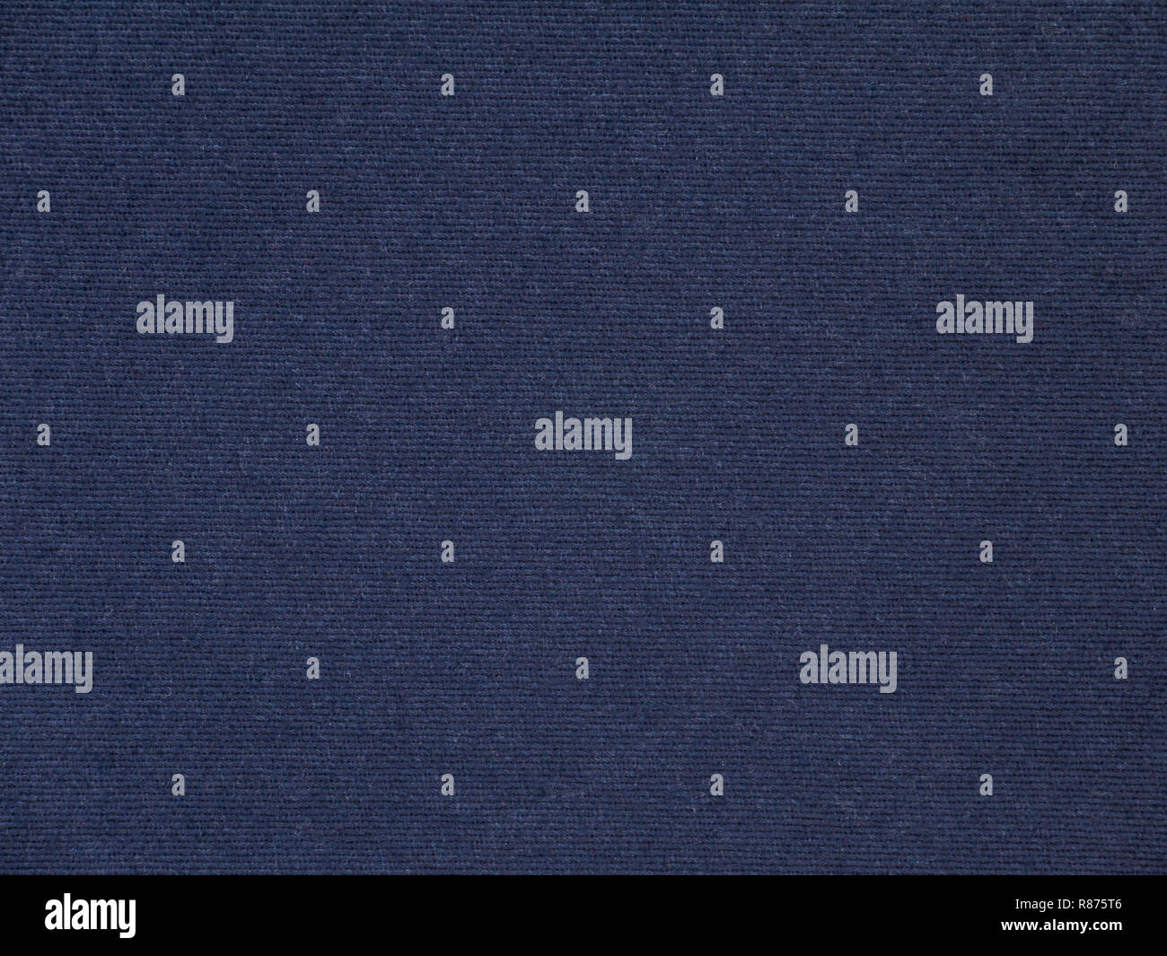 Dark navy blue chino pants cotton fabric texture swatch Stock Photo