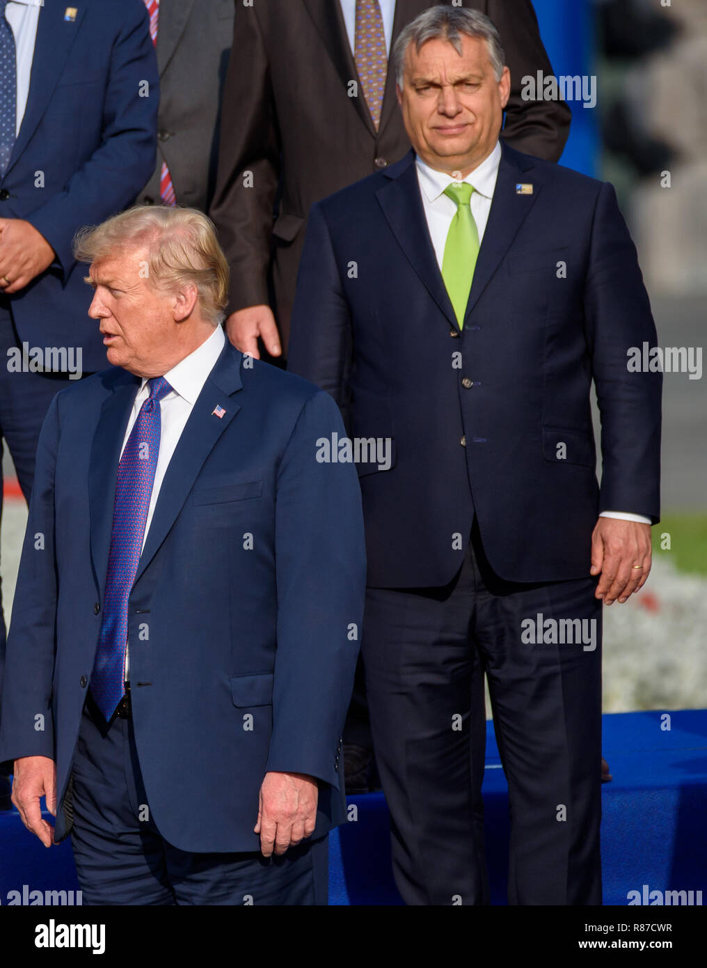 Belgium official opening ceremony of nato summit 2018 hi-res stock ...