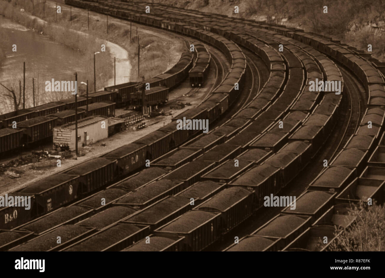 Coal mining in the United States Stock Photo Alamy