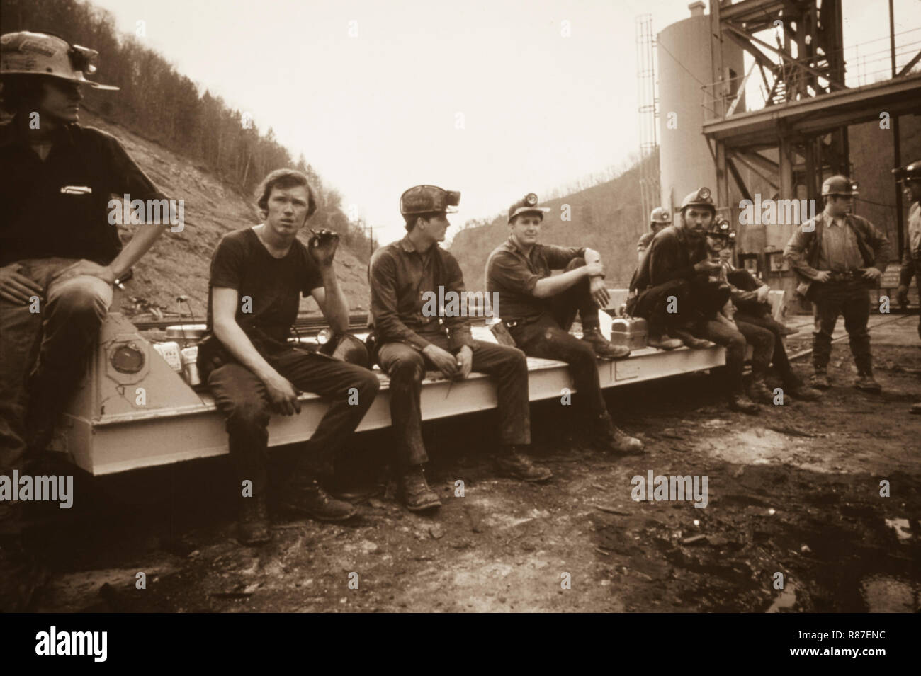 Coal mining in the United States Stock Photo Alamy