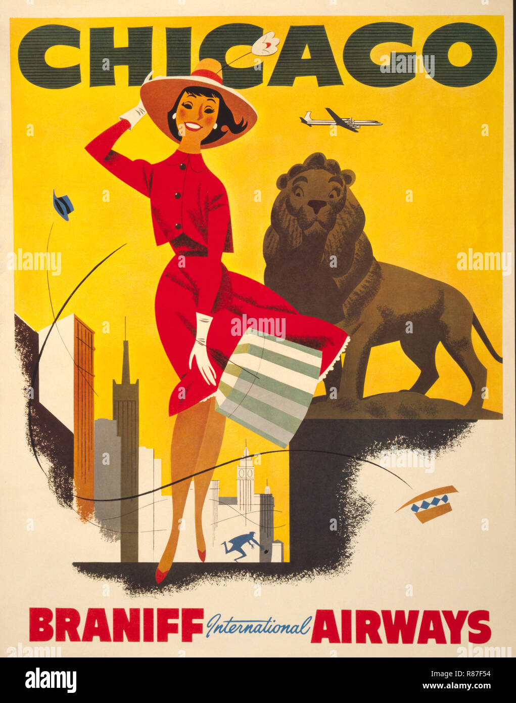 Rome Vintage Airline Advert Print Old Colourful Photo Retro Poster Air India