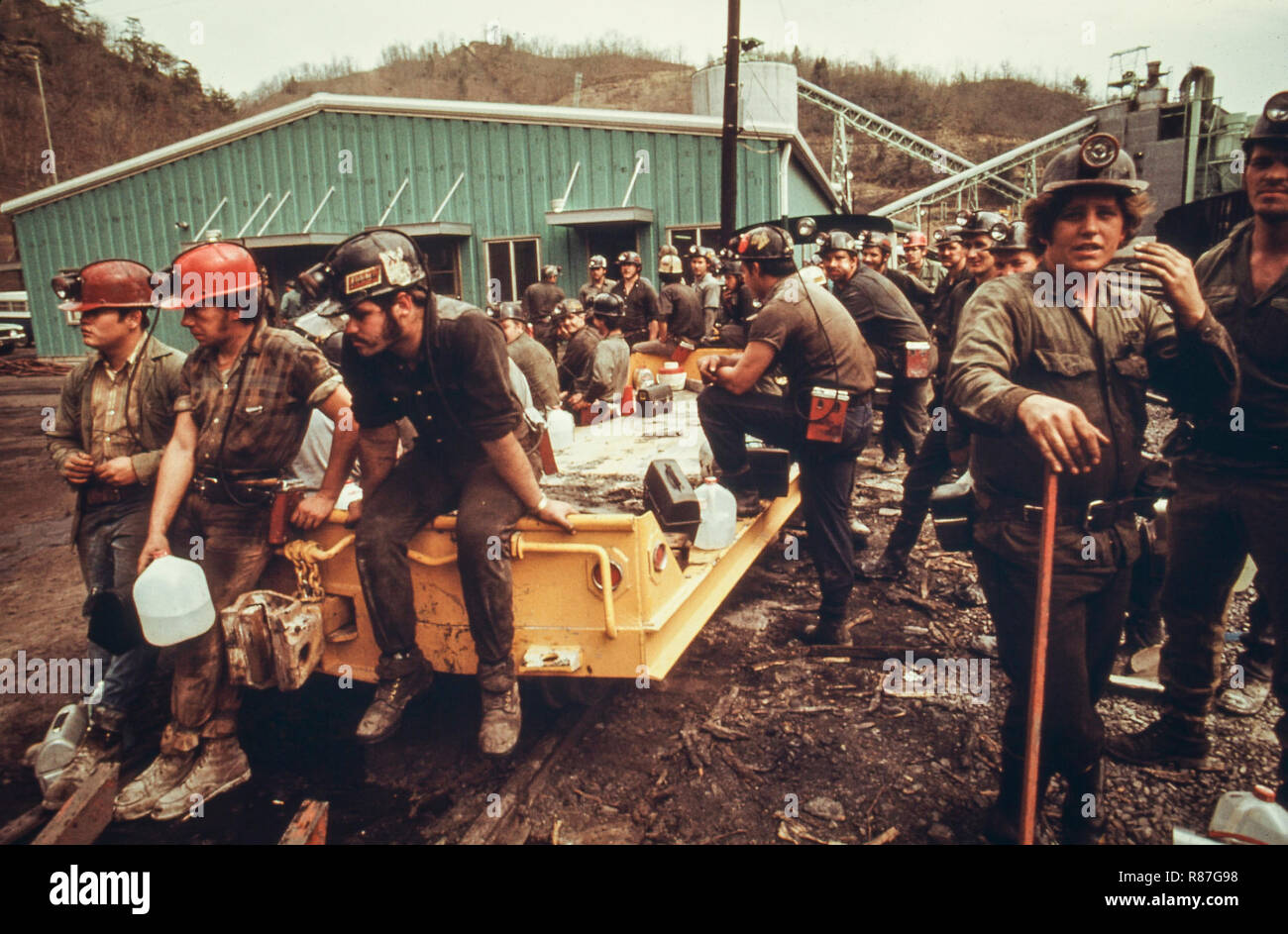 Coal mining in the United States Stock Photo Alamy