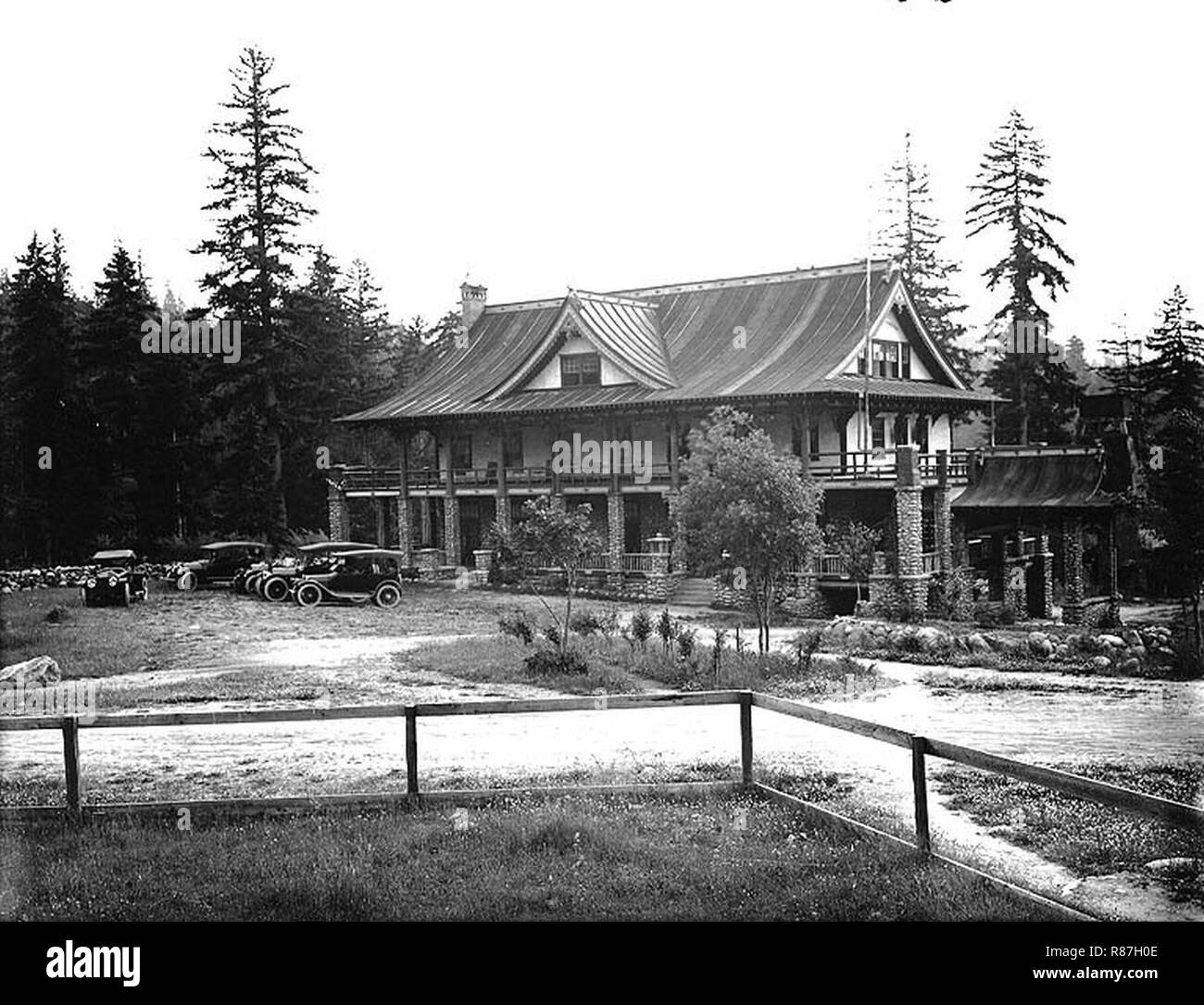 Canyada Hotel LaGrande Washington ca 1916 (BAR 65). Stock Photo