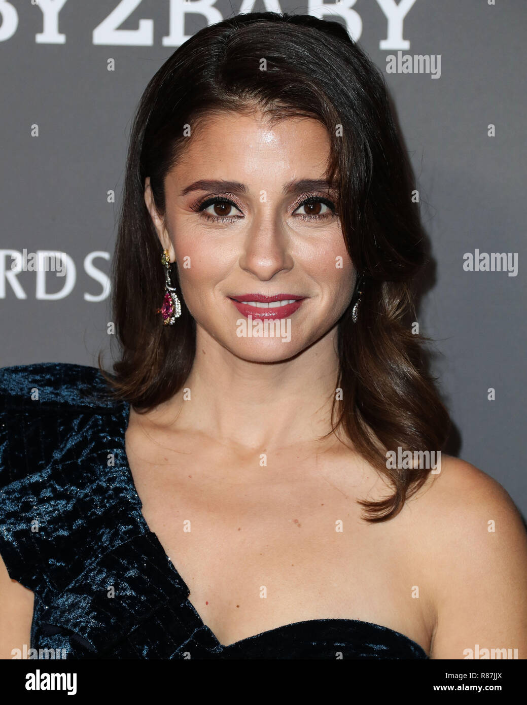 CULVER CITY, LOS ANGELES, CA, USA - NOVEMBER 10: Actress Shiri Appleby wearing an ML Monique Lhuillier gown arrives at the 2018 Baby2Baby Gala held at 3Labs on November 10, 2018 in Culver City, Los Angeles, California, United States. (Photo by Xavier Collin/Image Press Agency) Stock Photo