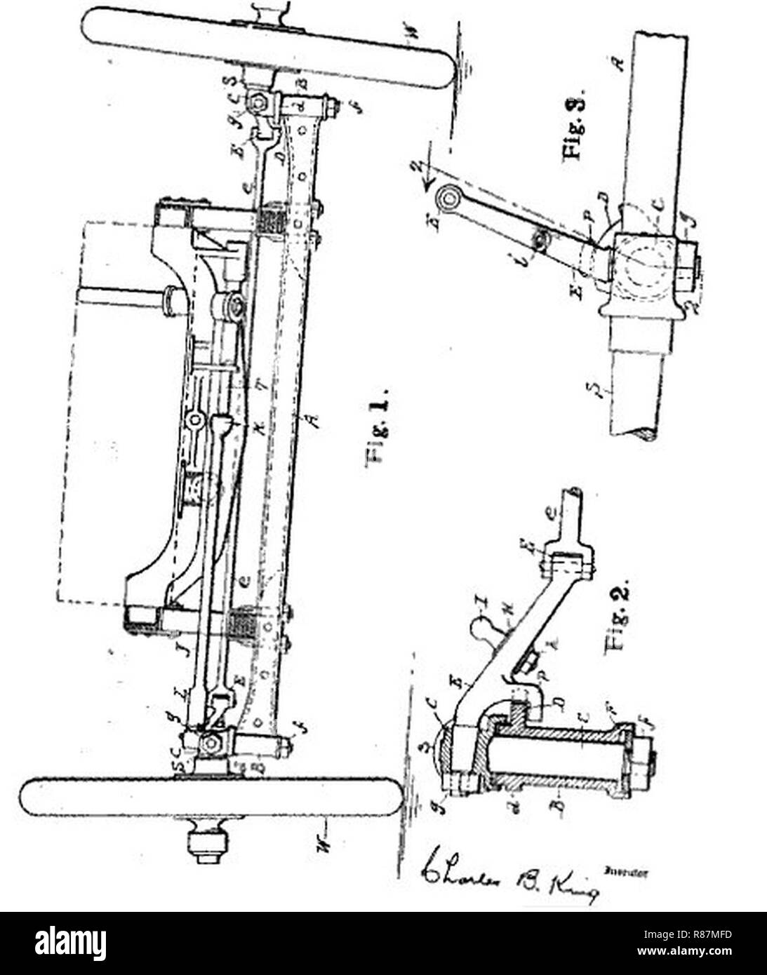 Car steering gear Stock Photo Alamy