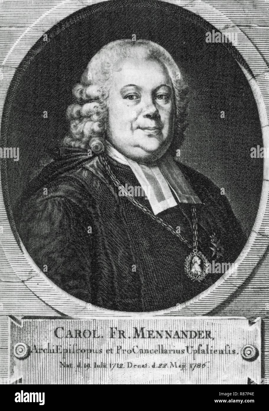 Carl Fredrik Mennander Stock Photo Alamy