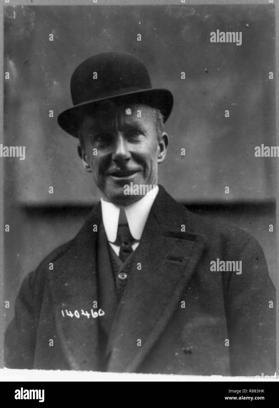Captain Arthur Henry Rostron, of the Carpathia, half-length portrait, standing, facing front Stock Photo