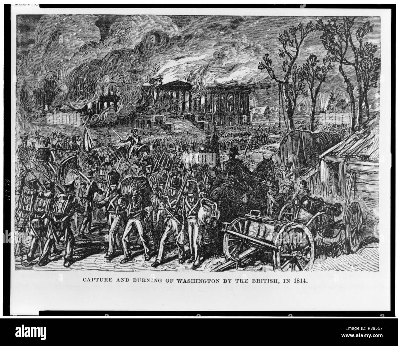 The burning of washington in 1814 hires stock photography and images Alamy