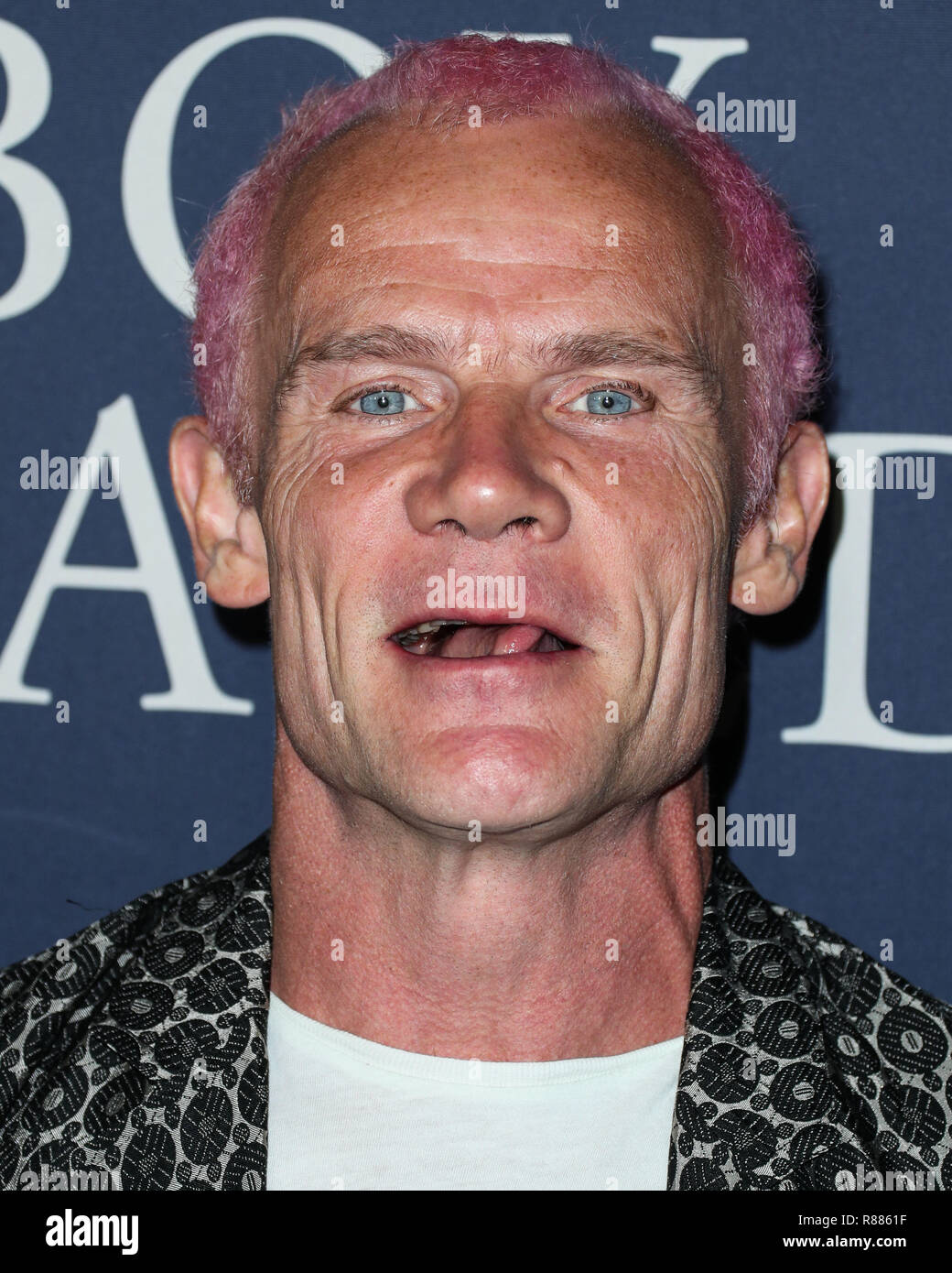 LOS ANGELES, CA, USA - OCTOBER 29: Flea, Michael Peter Balzary at the Los Angeles Premiere Of Focus Features' 'Boy Erased' held at the Directors Guild Of America Theater on October 29, 2018 in Los Angeles, California, United States. (Photo by Xavier Collin/Image Press Agency) Stock Photo