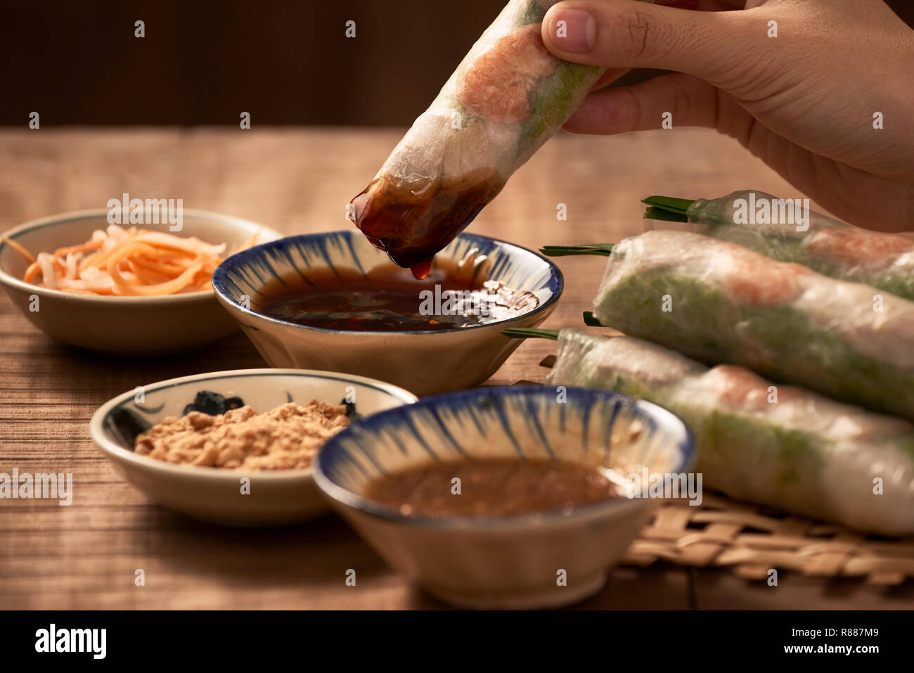 Goi cuon spring rolls hires stock photography and images Alamy