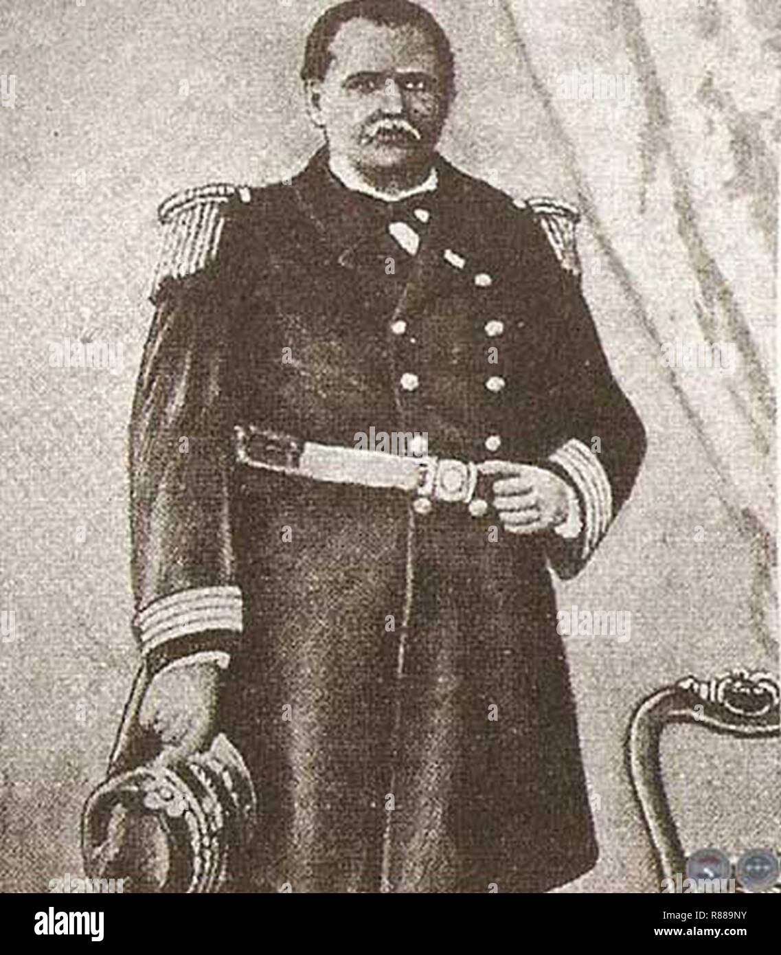 Capitão de Fragata Pedro Ignacio Meza. Stock Photo