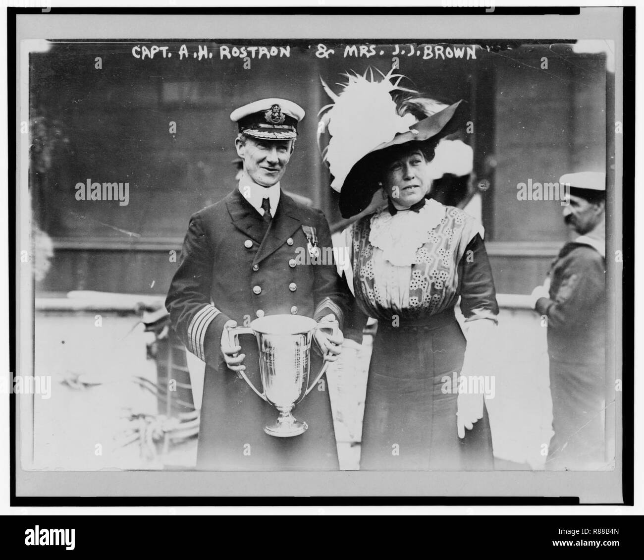 Capt. A.H. Rostron Stock Photo - Alamy