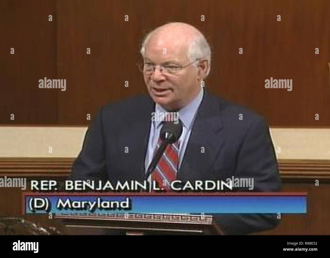 Cardin calling for troops to withdraw. Stock Photo