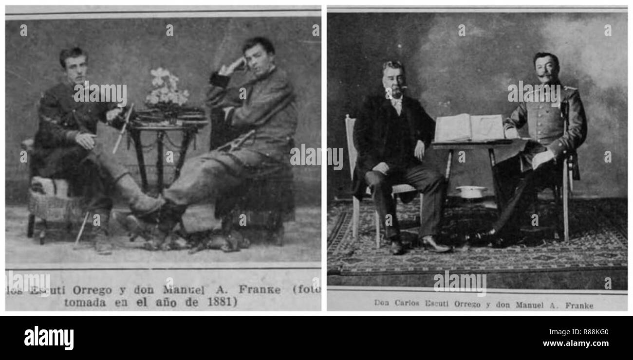 Carlos Escuti Orrego y Manuel A. Franke Stock Photo Alamy