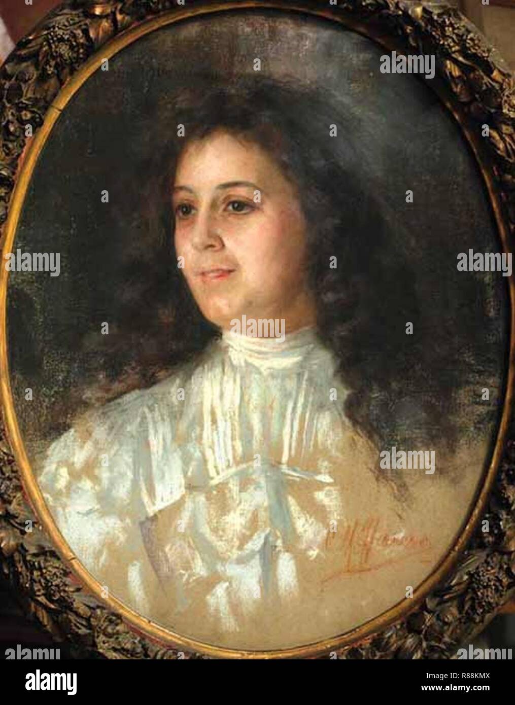 Carlos Maria Herrera - Joven de perfil Stock Photo - Alamy