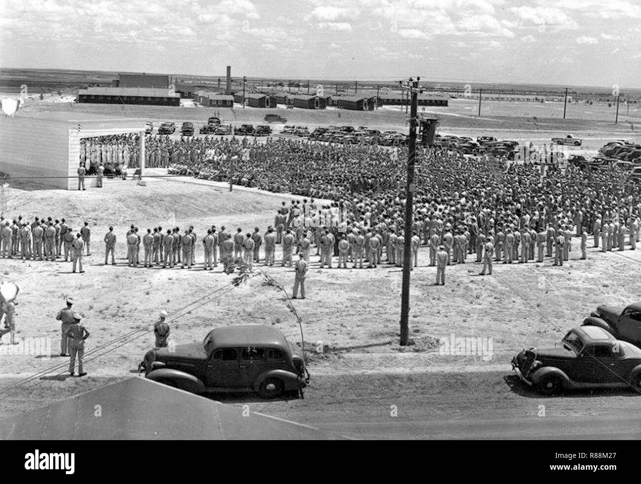 Carlsbad Army Airfield Cadet Formation Stock Photo Alamy