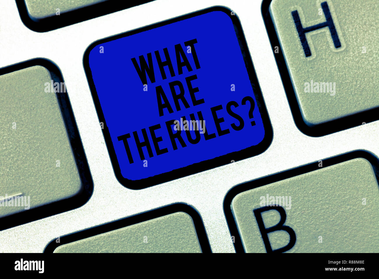 Handwriting Text What Are The Rulesquestion Concept Meaning Set Up The Regulations Before Starting Anything Keyboard Key Intention To Create Computer Stock Photo Alamy Handwriting Text What Are The Rulesquestion Concept Meaning Set Up The Regulations Before Starting Anything Keyboard Key Intention To Create Computer Stock Photo Alamy