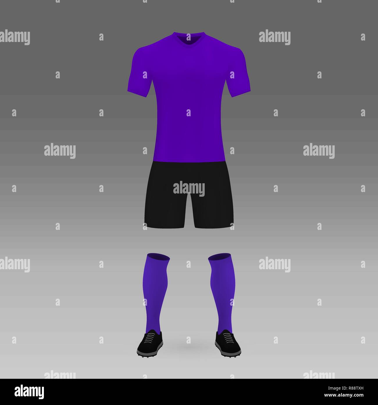 football kit Fiorentina, shirt template for soccer jersey. Vector  illustration Stock Vector Image & Art - Alamy