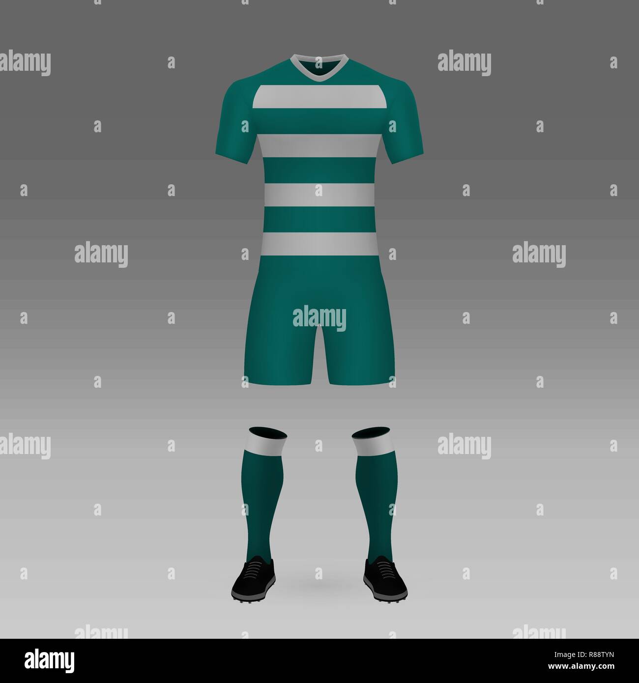 football kit Santos Laguna, shirt template for soccer jersey. Vector  illustration Stock Vector Image & Art - Alamy