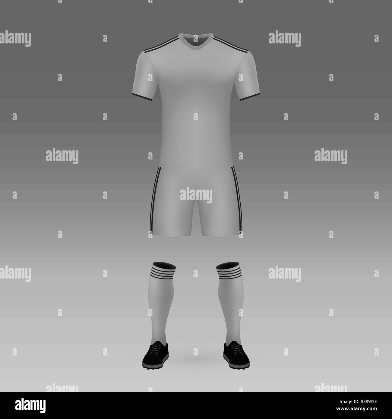 football kit Real Madrid, shirt template for soccer jersey. Vector  illustration Stock Vector Image & Art - Alamy