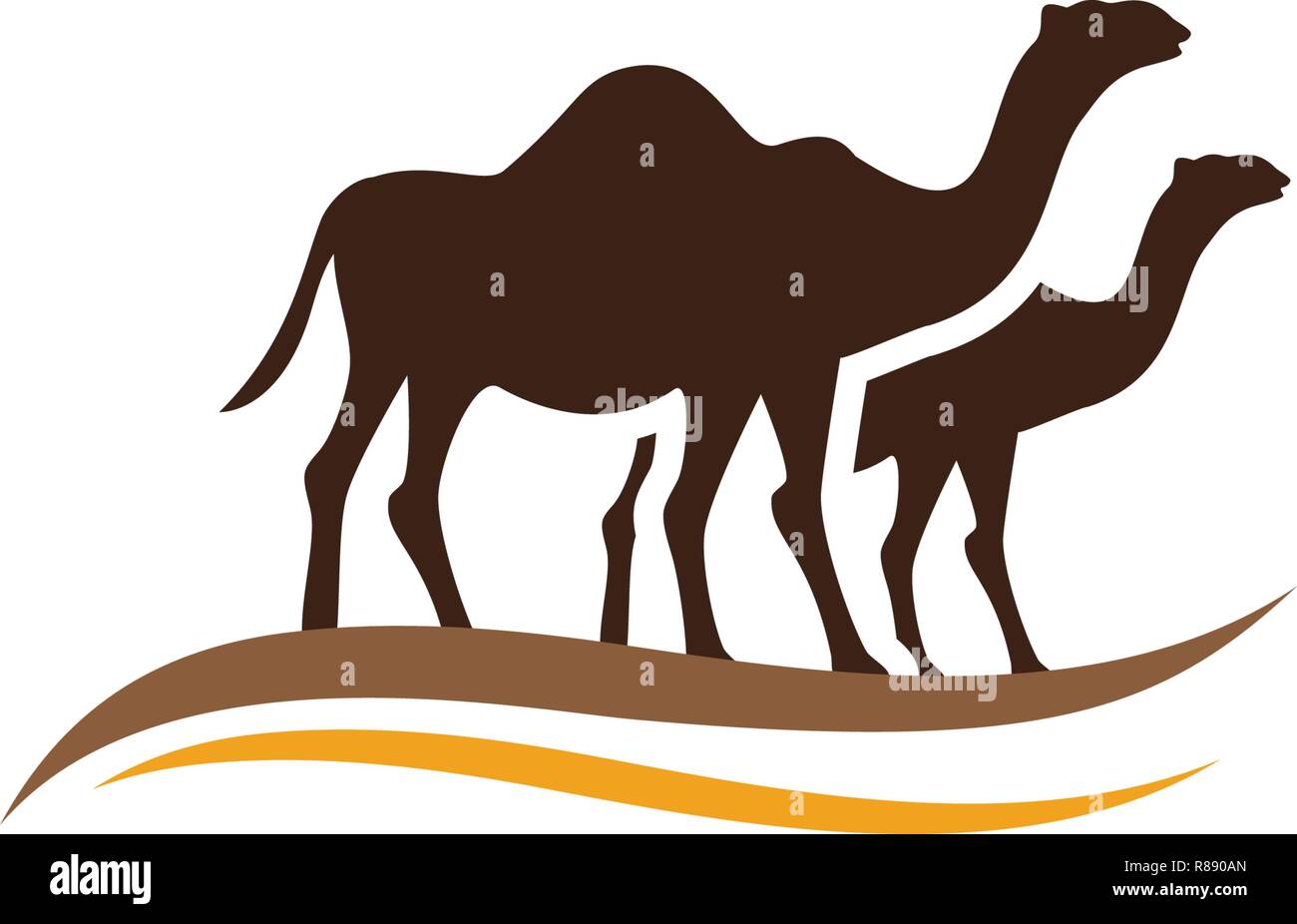 Camel Icon Vector illustration design Stock Vector