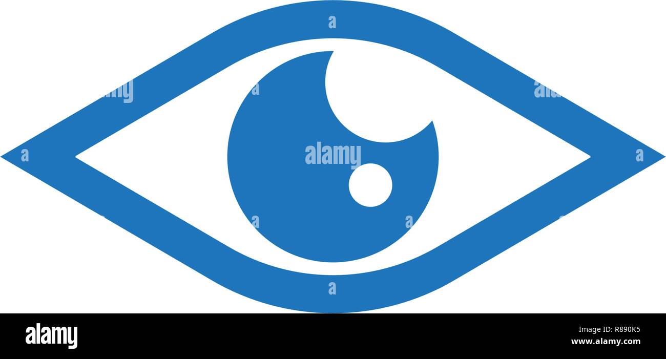 Branding Identity Corporate Eye Care vector logo design Stock Vector