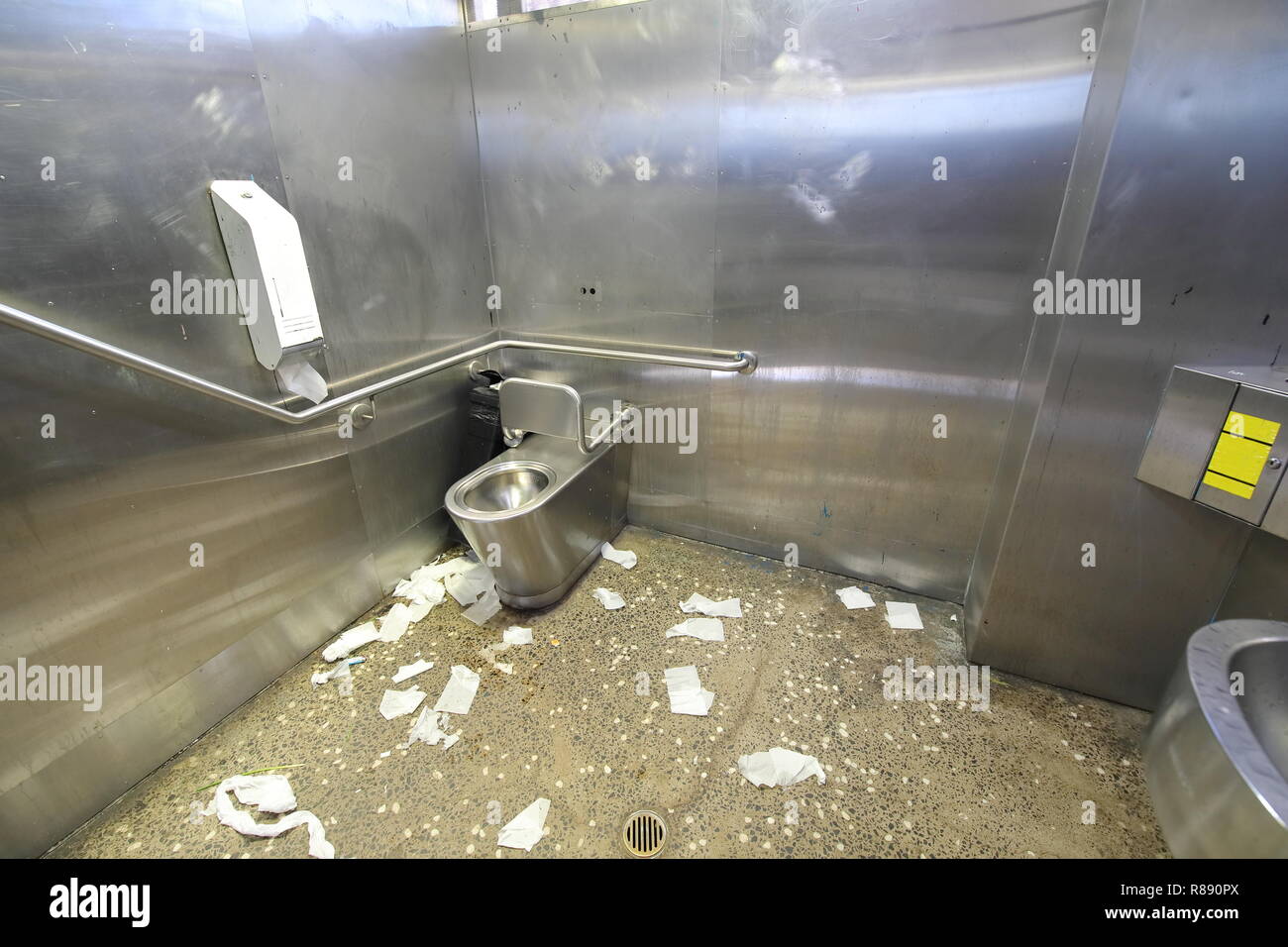 Public toilet Melbourne Australia Stock Photo Alamy