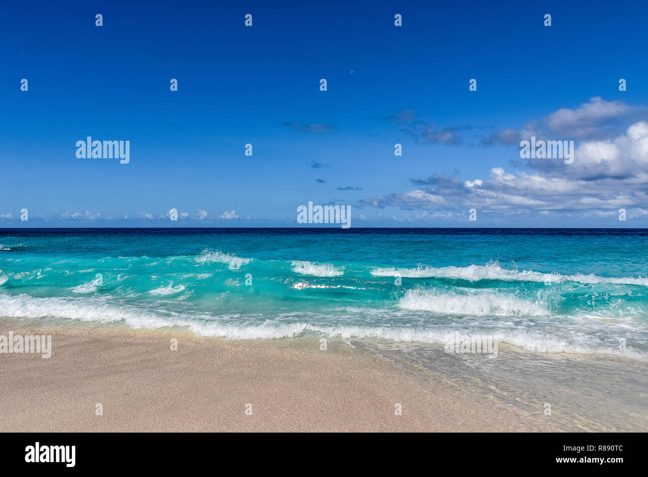 Different nuances of blue color in the waves of Indian Ocean in ...