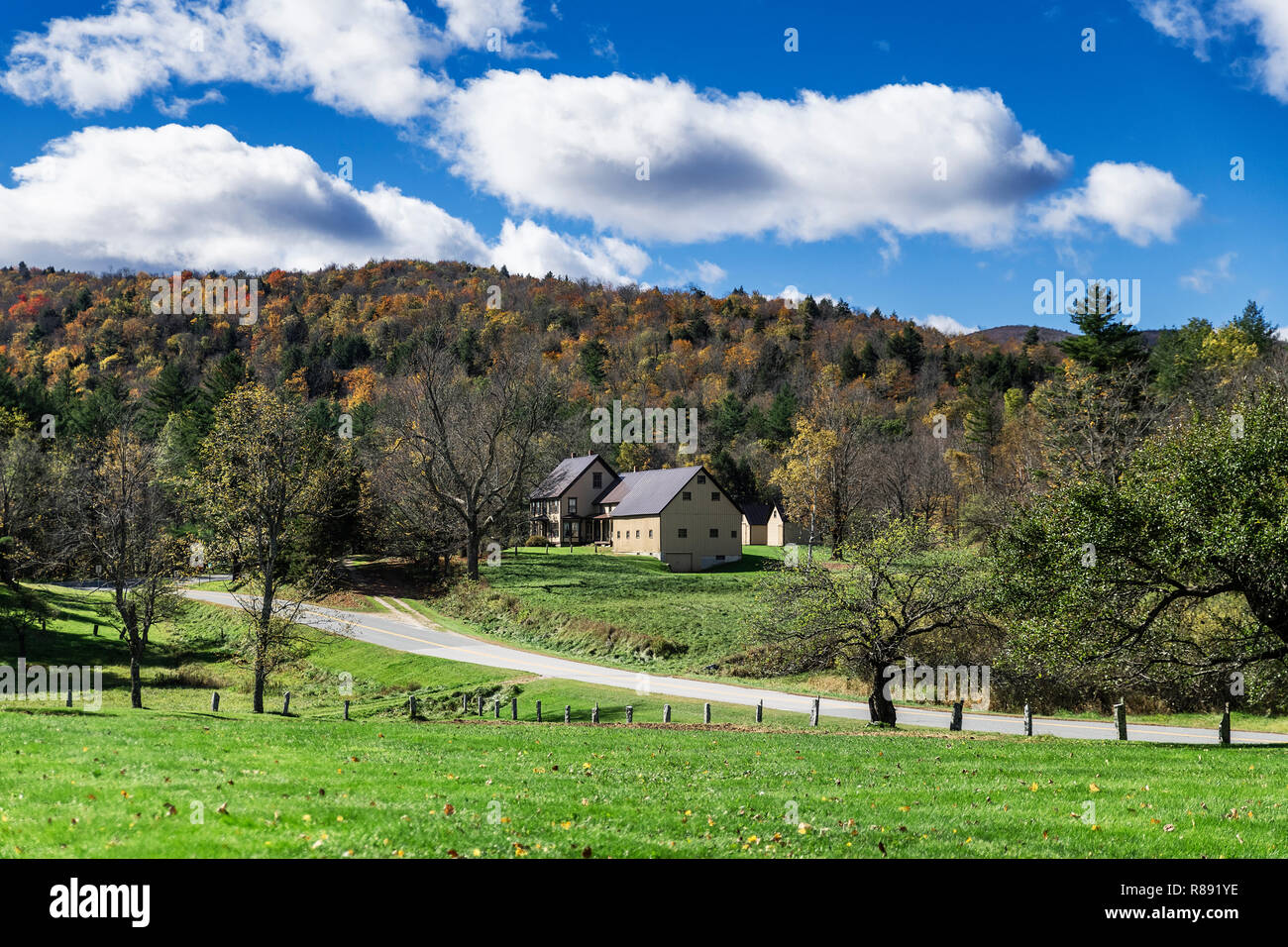 Charming farmhouse, Plymouth, Vermont, USA Stock Photo Alamy