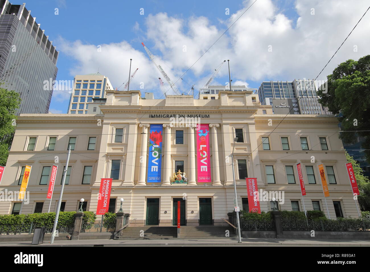 Immigration museum Melbourne Australia Stock Photo