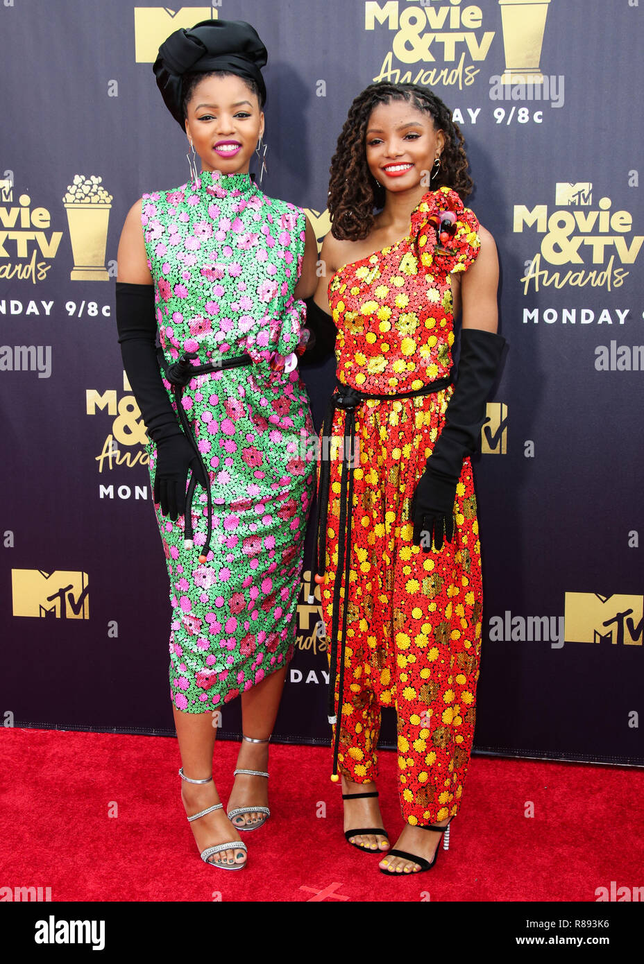 SANTA MONICA, LOS ANGELES, CA, USA - JUNE 16: Halle Bailey, Chloe