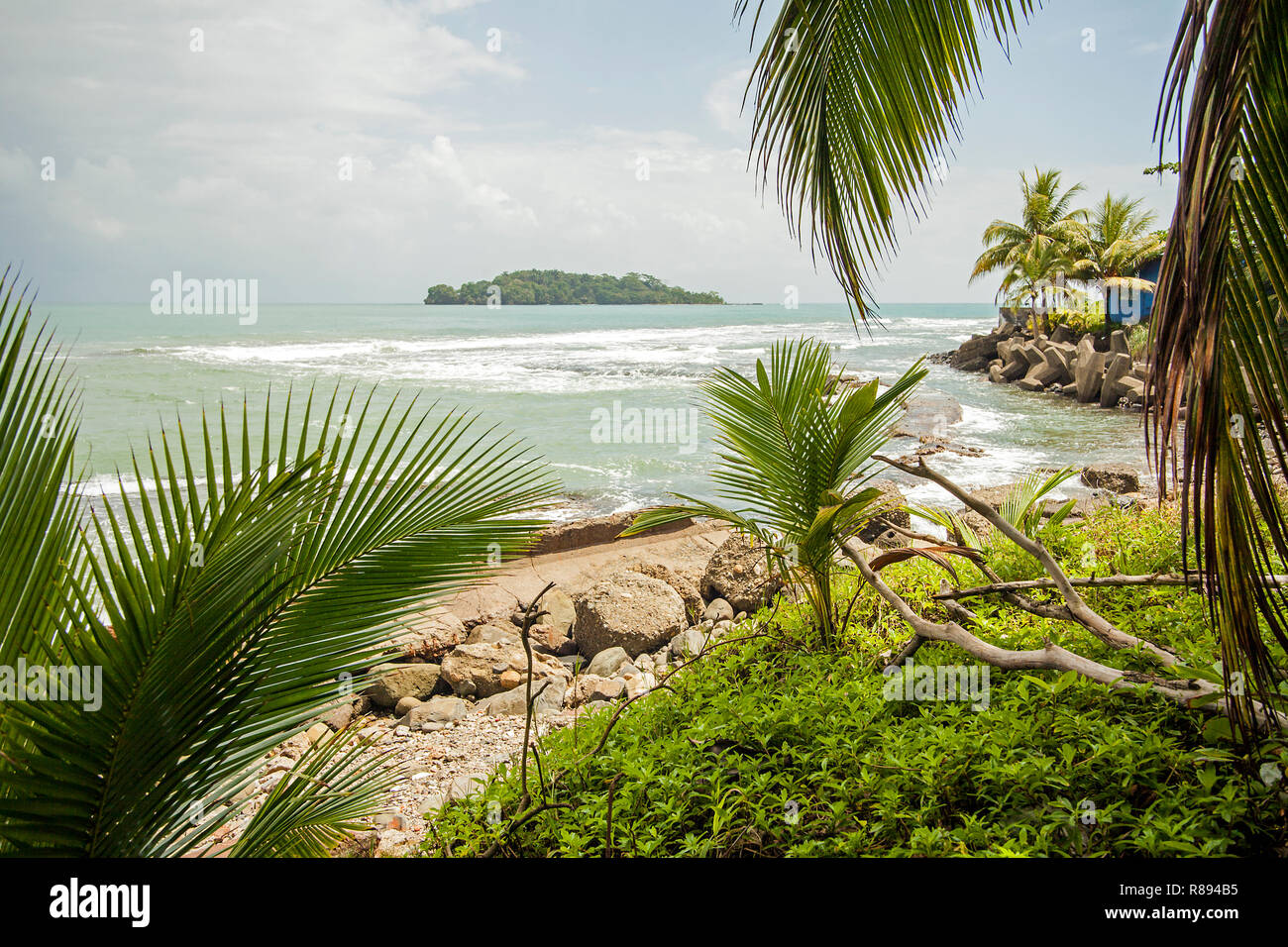 Port Limon seaport in Costa Rica Stock Photo Alamy